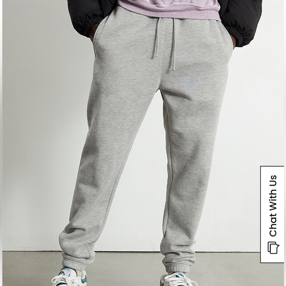 PacSun Light Gray Joggers size, small casual cotton blend athleisure school